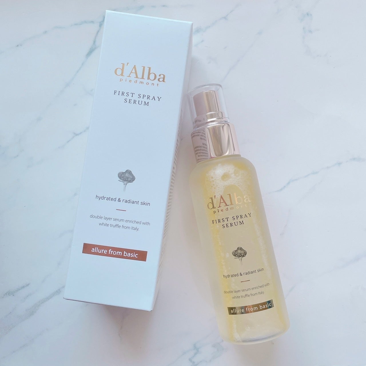 ダルバ ホワイトトリュフファーストスプレーセラム/ダルバ/ミスト状化粧水を使ったクチコミ(3枚目)