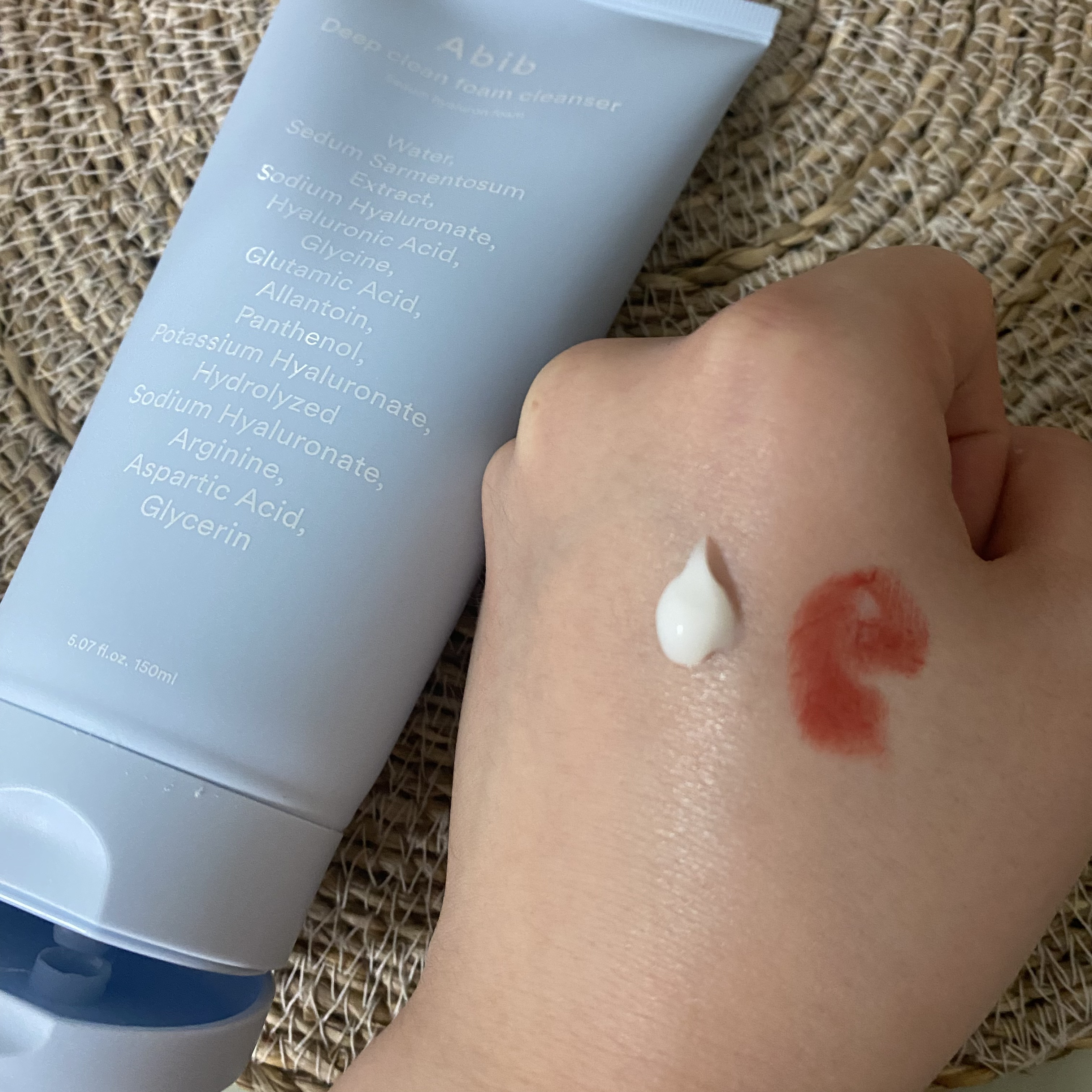 水分草ヒアルロンフォーム/Abib /洗顔フォームを使ったクチコミ（3枚目）