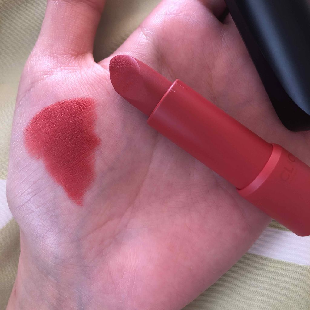 ルージュヒール ベルベット/CLIO/口紅を使ったクチコミ（3枚目）
