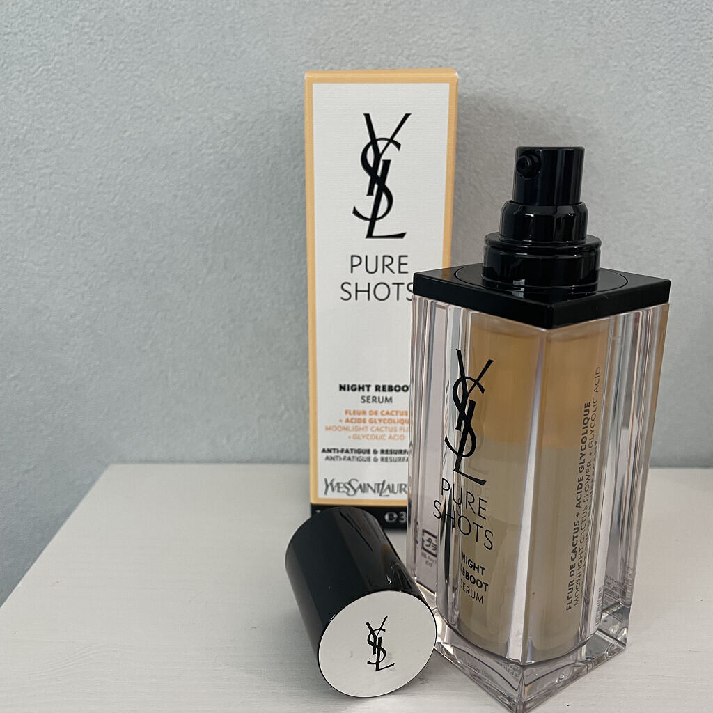 ピュアショット ナイト リチャージセラム/YVES SAINT LAURENT BEAUTE/美容液を使ったクチコミ（2枚目）
