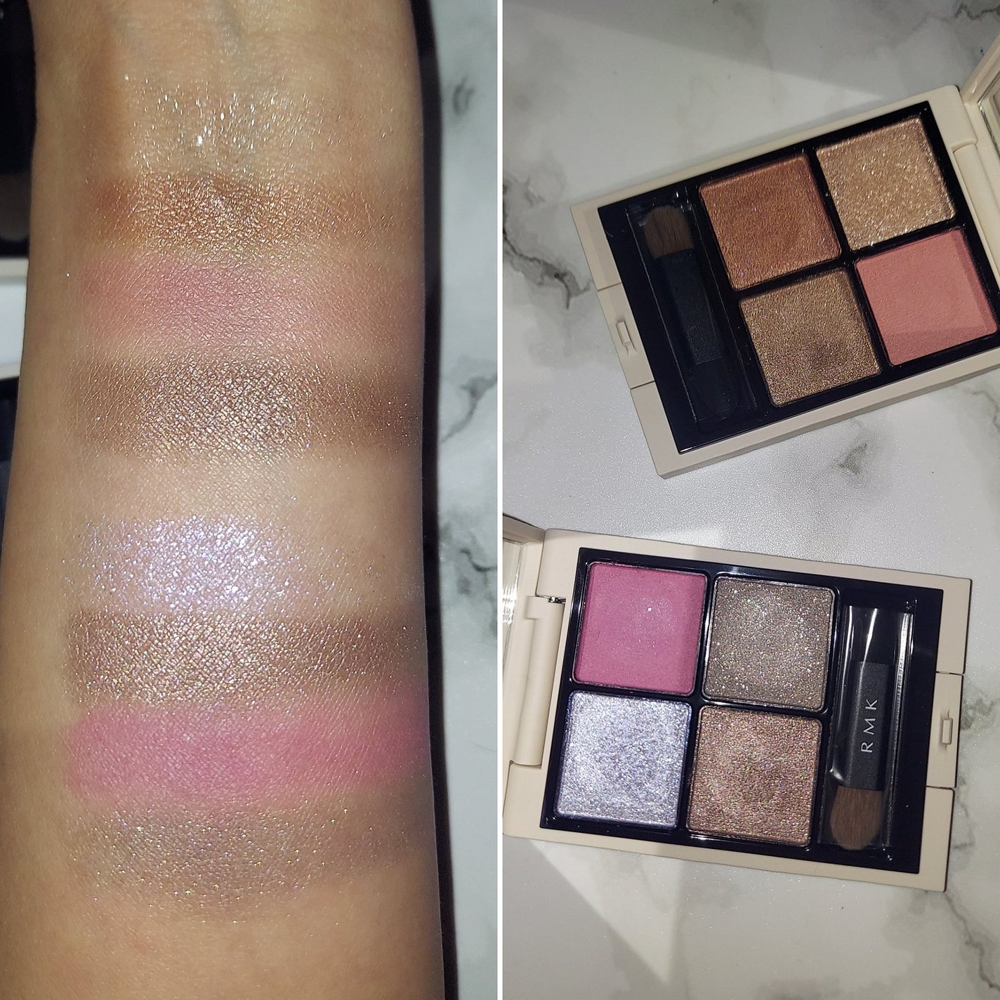 RMK シンクロマティック アイシャドウパレット/RMK/アイシャドウパレットを使ったクチコミ(5枚目)