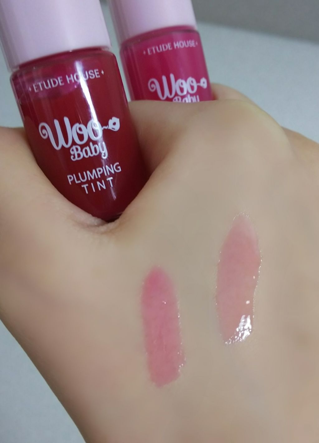 WOO リッププランパー ティント/ETUDE/リップグロスを使ったクチコミ（2枚目）