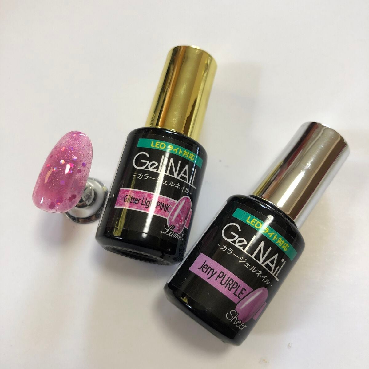 ジェルネイル(ライト対応)/セリア/ジェルネイルを使ったクチコミ(4枚目)