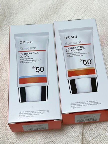 サンスクリーン+モイスト(色付き)<日焼け止め>/DR.WU/日焼け止めローションを使ったクチコミ(5枚目)
