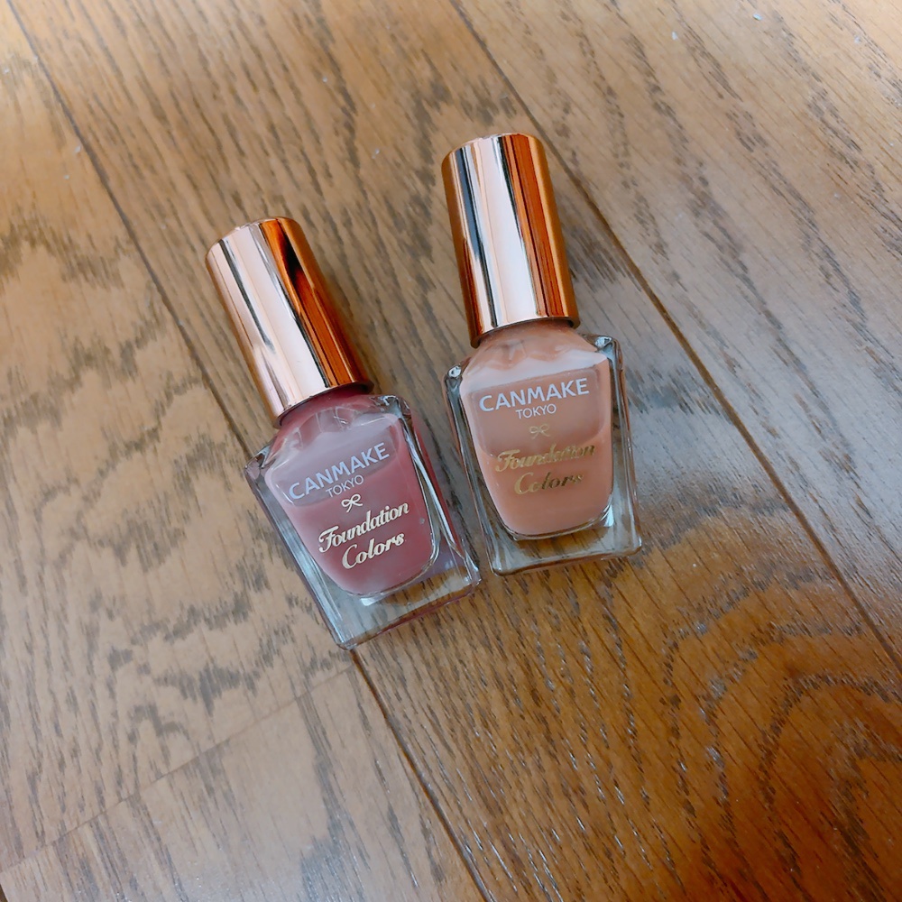 ファンデーションカラーズ 07 ミルキーオレンジ/キャンメイク/マニキュアを使ったクチコミ（1枚目）