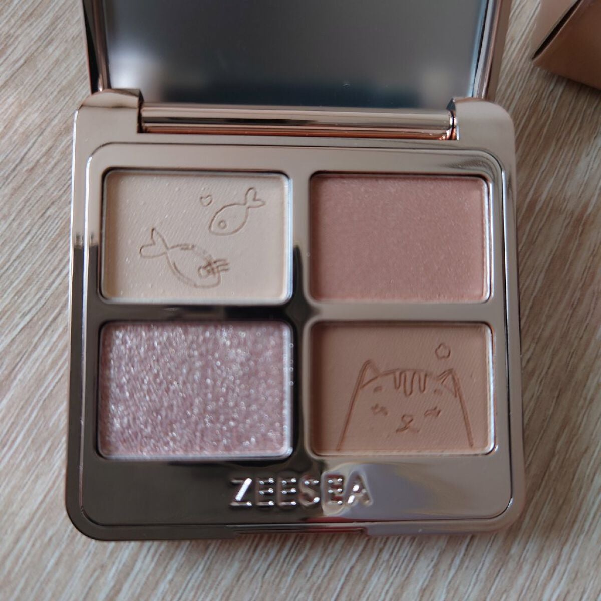 アニマルアイシャドウ(4シェード)/ZEESEA/アイシャドウパレットを使ったクチコミ(3枚目)