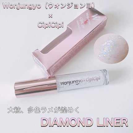 ウォンジョンヨ ダイヤモンドライナー/Wonjungyo/リキッドアイシャドウを使ったクチコミ(1枚目)