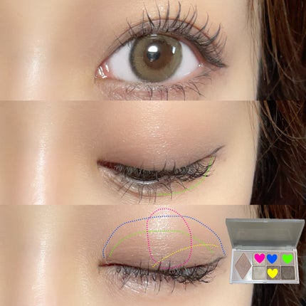 ウォンジョンヨ W デイリームードアップパレット /Wonjungyo/アイシャドウパレットを使ったクチコミ(2枚目)