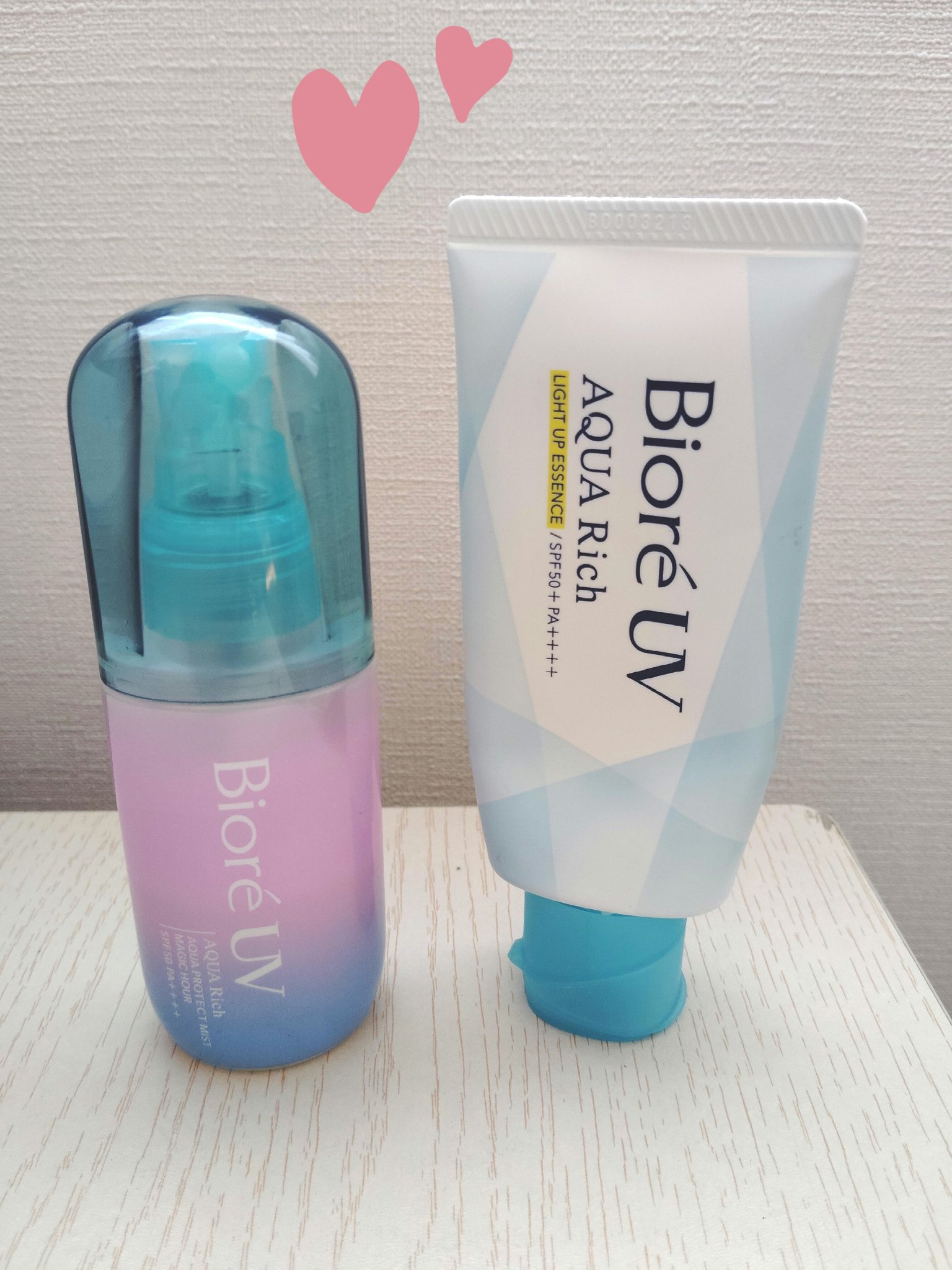 ビオレUV アクアリッチ アクアプロテクトミスト マジックアワー/ビオレ/日焼け止めミスト・スプレーを使ったクチコミ（1枚目）