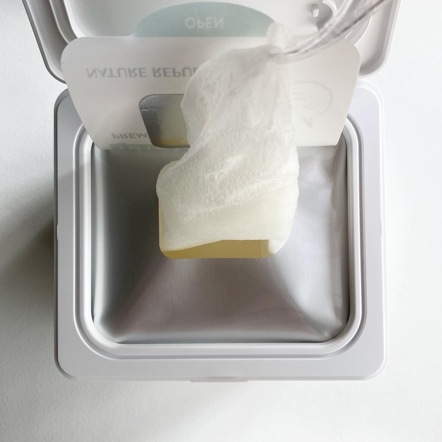 キューブマスク パンテノール/ネイチャーリパブリック/シートマスク・パックを使ったクチコミ（3枚目）