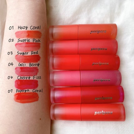 インク ムード ドロップ ティント/PERIPERA/リップグロスを使ったクチコミ(2枚目)