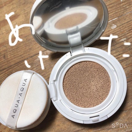 オーガニッククッションコンパクト/アクア・アクア/クッションファンデーションを使ったクチコミ(4枚目)