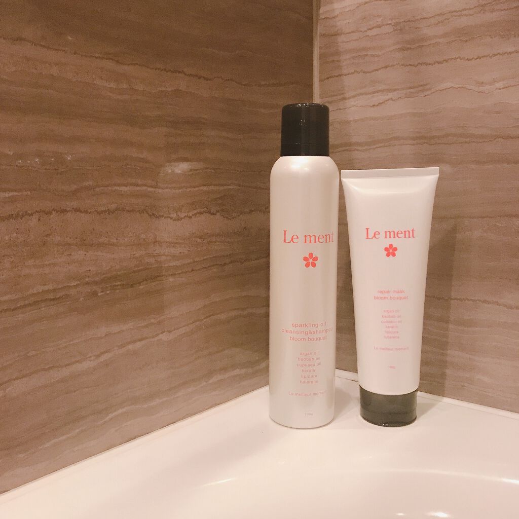 スパークリングオイル クレンジング＆シャンプー ブルームブーケ/Le ment/市販シャンプーを使ったクチコミ（3枚目）