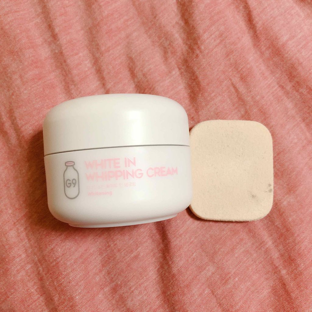 WHITE WHIPPING CREAM(ウユクリーム)/G9SKIN/化粧下地を使ったクチコミ(1枚目)