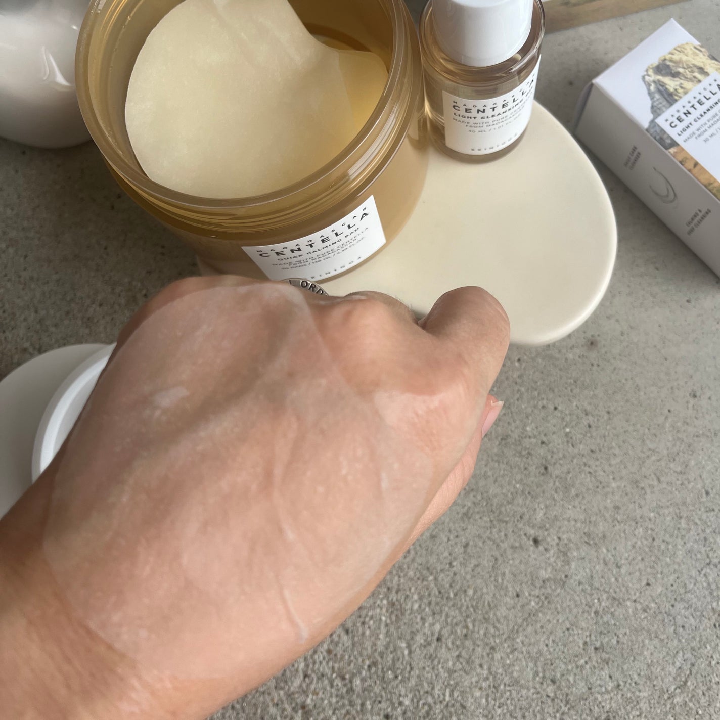 センテラ クイックカーミングパッド/SKIN1004/トナーパッドを使ったクチコミ(3枚目)