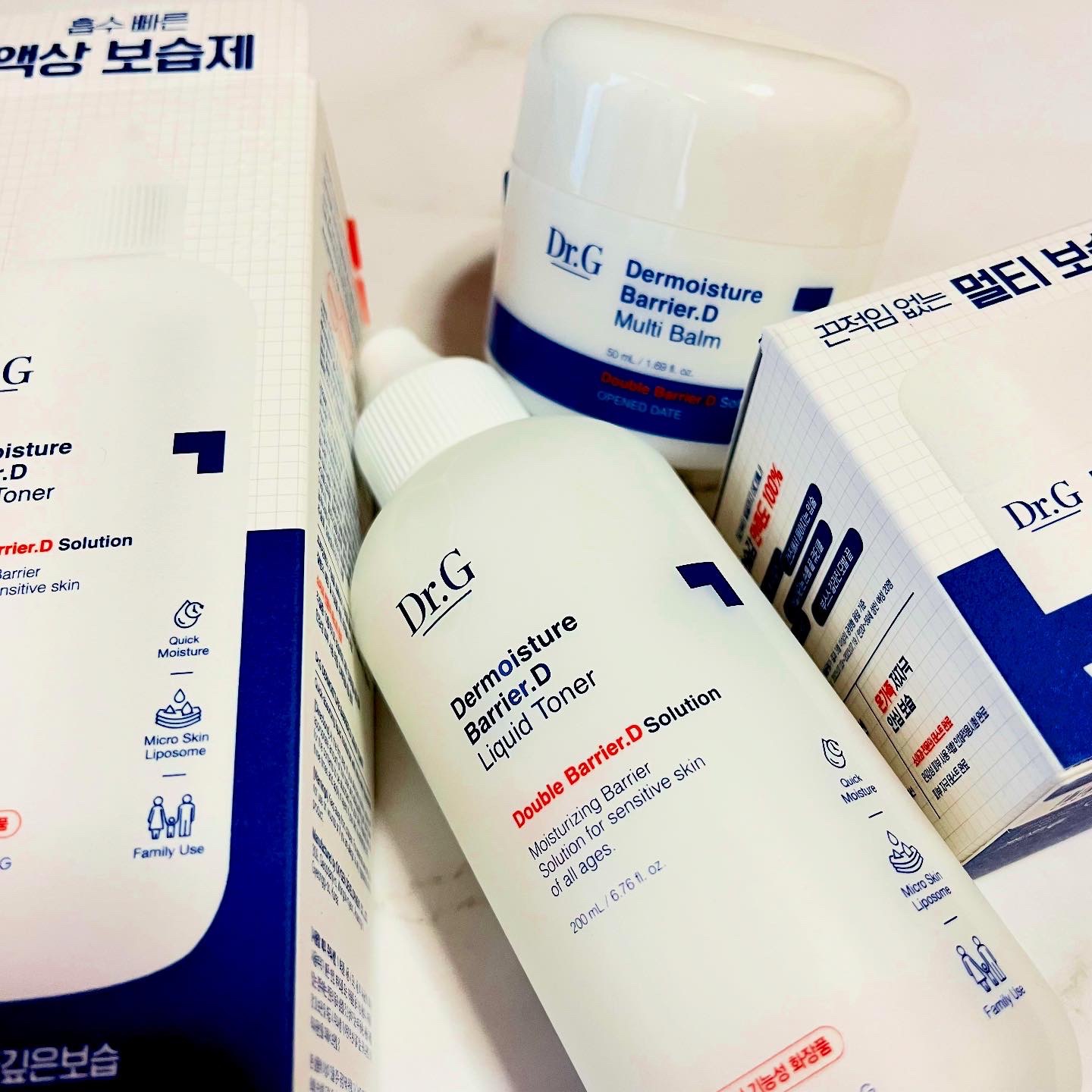 ザモイスチャーバリアDリキッドトナー/Dr.G/化粧水を使ったクチコミ（3枚目）