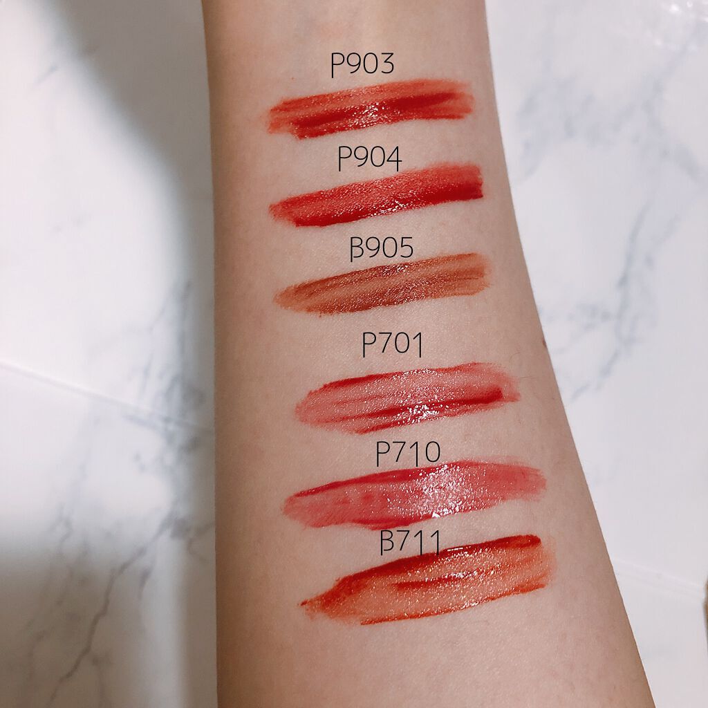 シャインミラーティント/COLORKEY/リップティントを使ったクチコミ（3枚目）