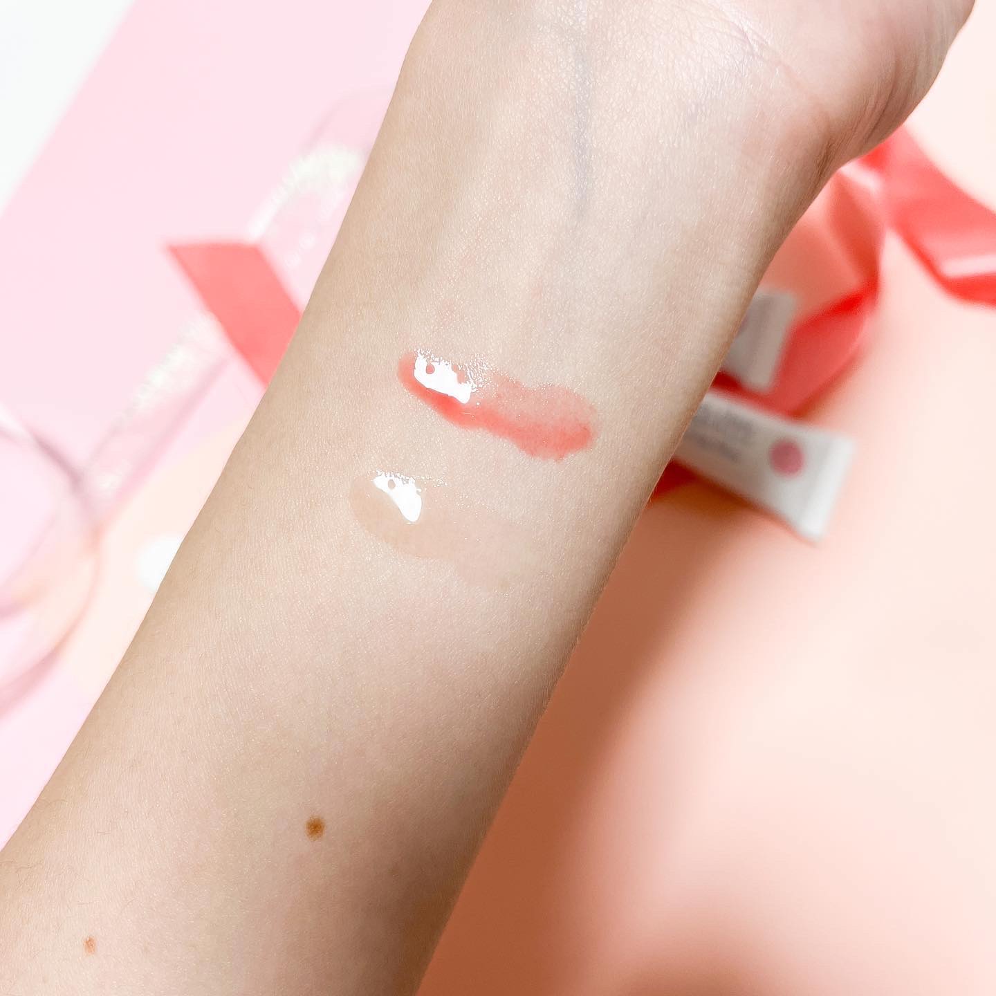 ローズリップグロス オーガニックレッド/ブルークレール/リップグロスを使ったクチコミ（3枚目）