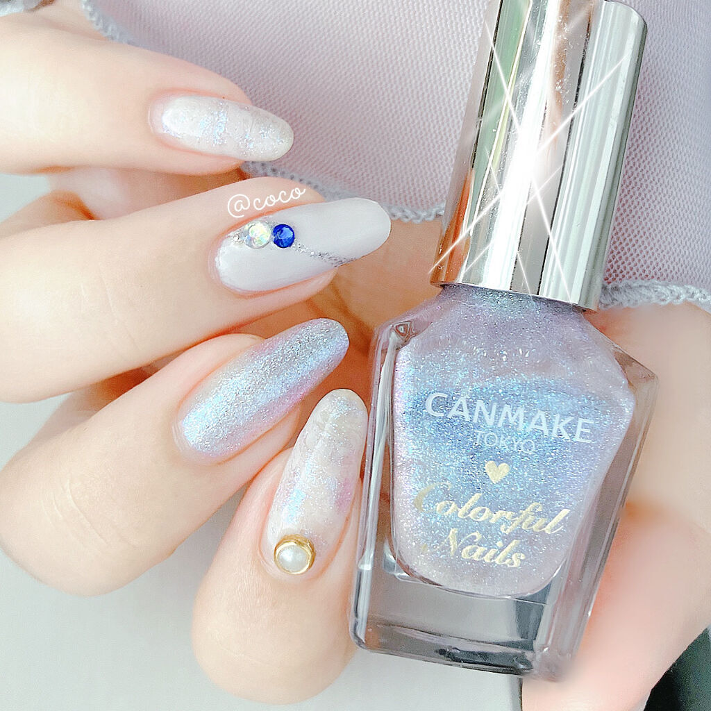 カラフルネイルズ/キャンメイク/マニキュアを使ったクチコミ（2枚目）