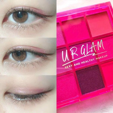 UR GLAM　BLOOMING EYE COLOR PALETTE/U R GLAM/パウダーアイシャドウを使ったクチコミ（1枚目）