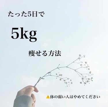 【たった5日で5kg痩せる方法】


⚠️体の弱い人はやめてください




✼••┈┈┈┈••✼••┈┈┈┈••✼


スポーツテストなどで体重測定が近くて焦っている人！
とりあえず体重測定までには痩