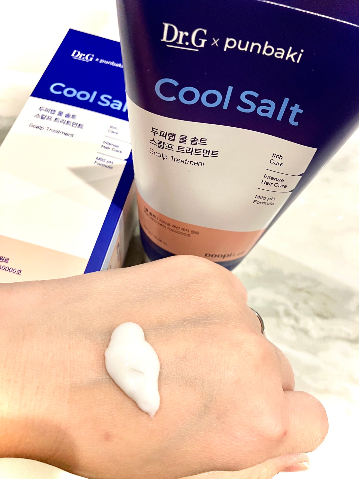 クールソルトスケーリングシャンプー/クールソルトスカルプトリートメント/Dr.G/市販シャンプーを使ったクチコミ(4枚目)