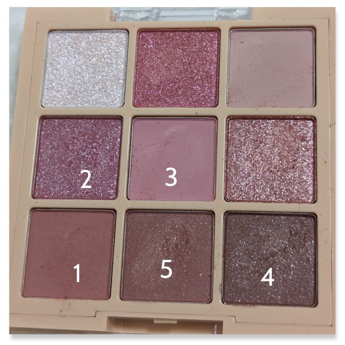 ムードオンアイシャドウ/Lilytone/アイシャドウパレットを使ったクチコミ(3枚目)