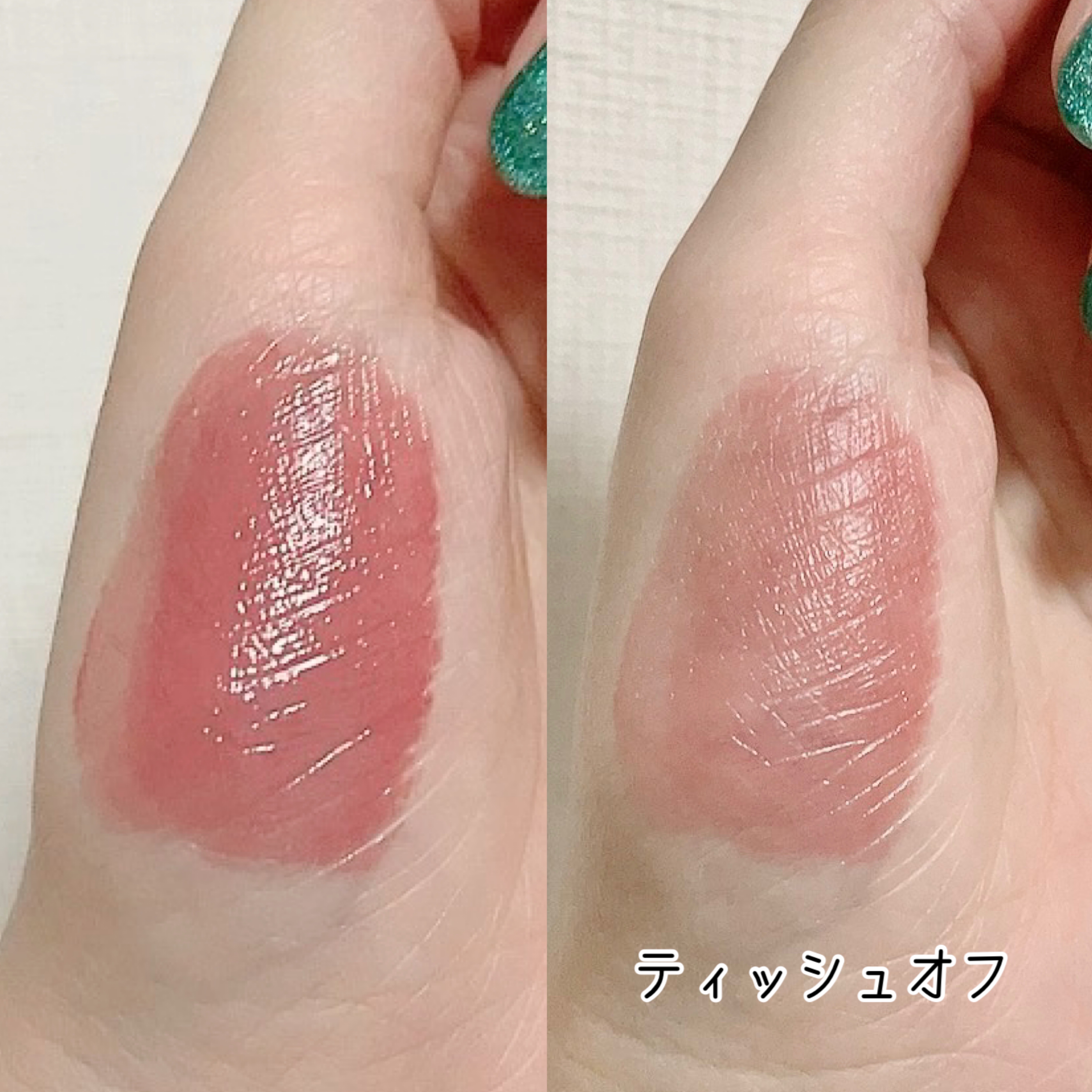 ジェルフィットティント/AMUSE/リップティントを使ったクチコミ（2枚目）