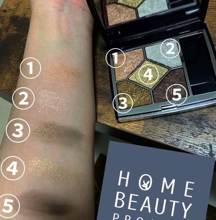 サンク クルール クチュール<ゴールデン ナイツ>/Dior/アイシャドウパレットを使ったクチコミ(4枚目)