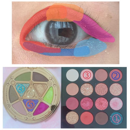 大英博物館 エジプトシリーズ アイシャドウパレット/ZEESEA/アイシャドウパレットを使ったクチコミ(4枚目)