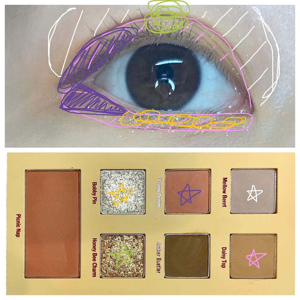 2021 F/Wルックブックパレット Honey Mellow/espoir/アイシャドウパレットを使ったクチコミ（2枚目）