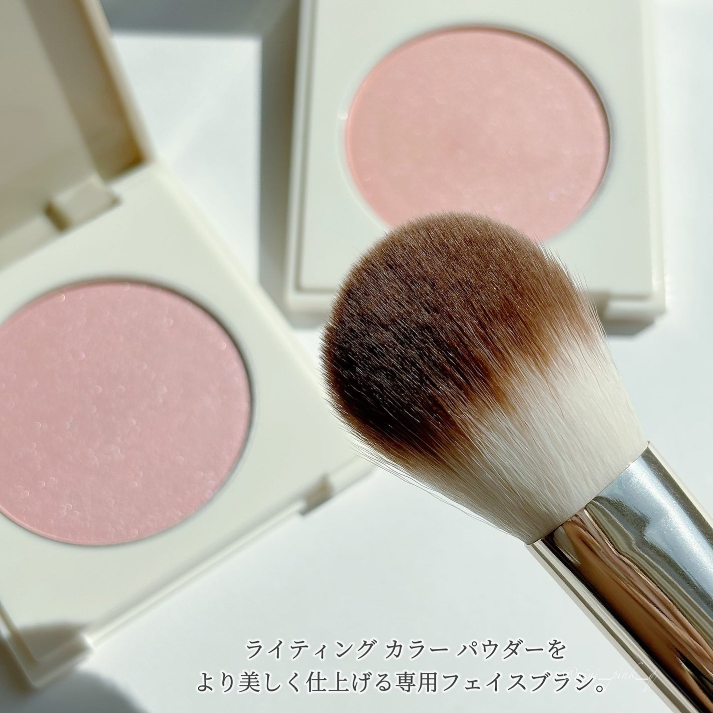 カバーマーク ライティング カラー パウダー/COVERMARK/パウダーチークを使ったクチコミ(6枚目)