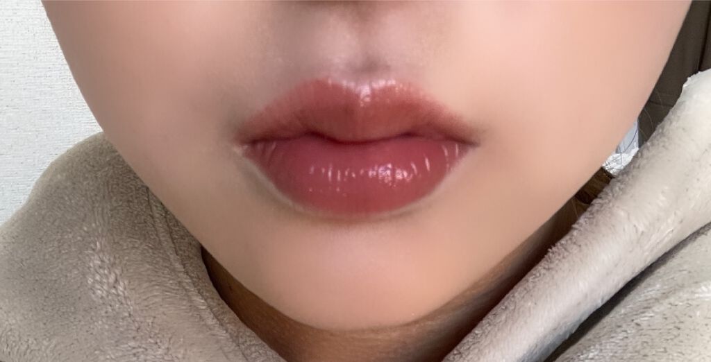 ルージュ ピュールクチュール ヴェルニ ウォーターステイン 610 ヌード アンダーウォーター/YVES SAINT LAURENT BEAUTE/口紅を使ったクチコミ（3枚目）