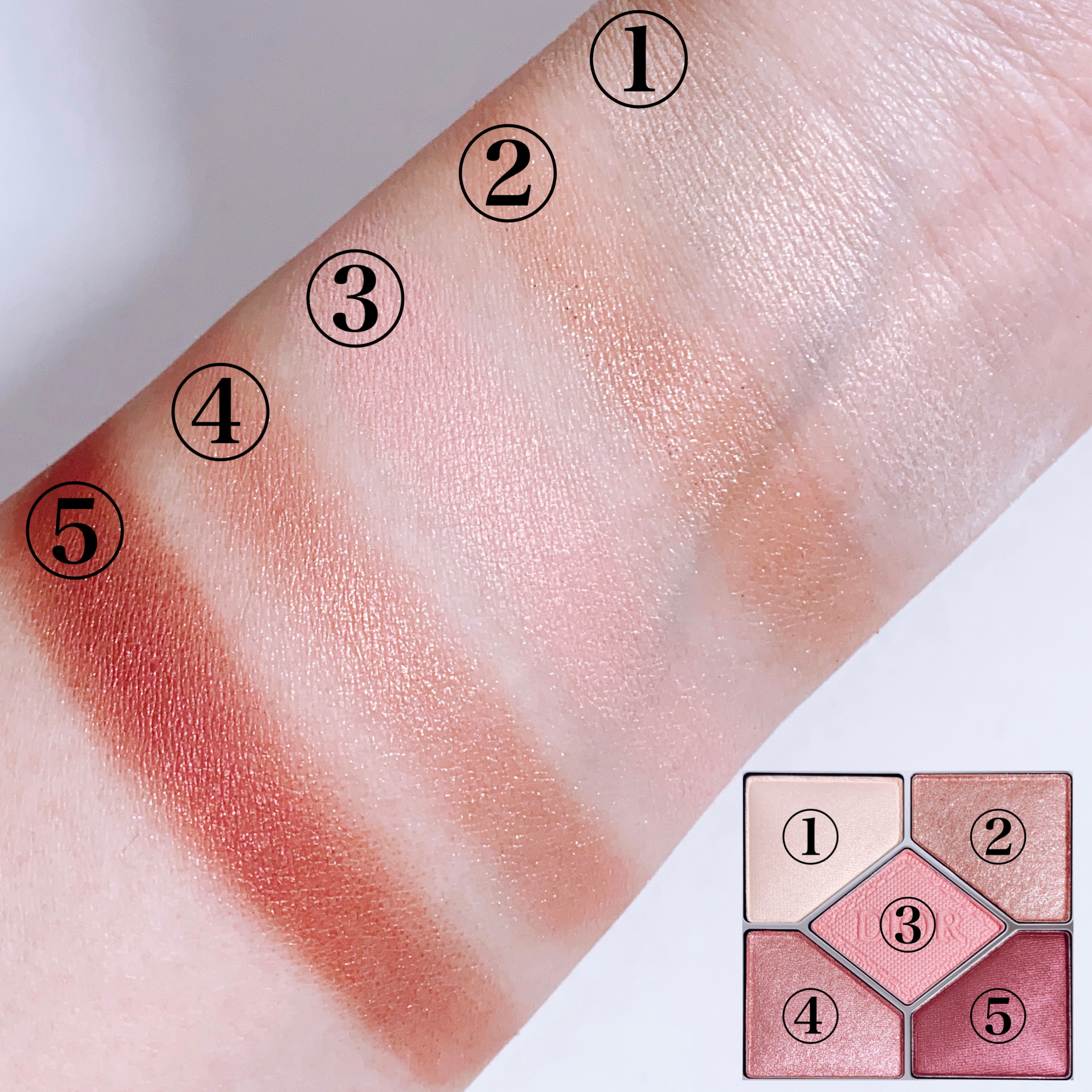 ディオールショウ サンク クルール/Dior/アイシャドウを使ったクチコミ（3枚目）