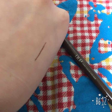 【旧品】シルキーリキッドアイライナーWP ナチュラルブラウン/D-UP/リキッドアイライナーを使ったクチコミ(2枚目)