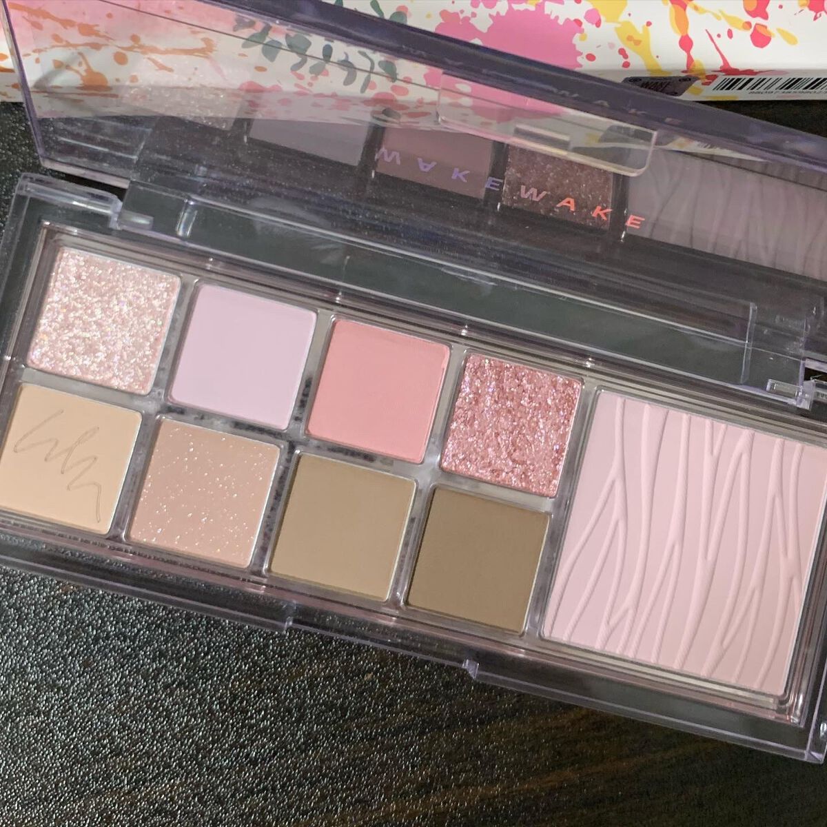 ミックスブラーリングアイパレット/wakemake/マルチパレットを使ったクチコミ(4枚目)