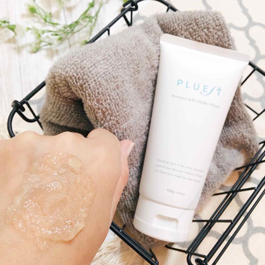 マンナンジェリーハイドロウォッシュ/PLUEST/洗顔料を使ったクチコミ（3枚目）