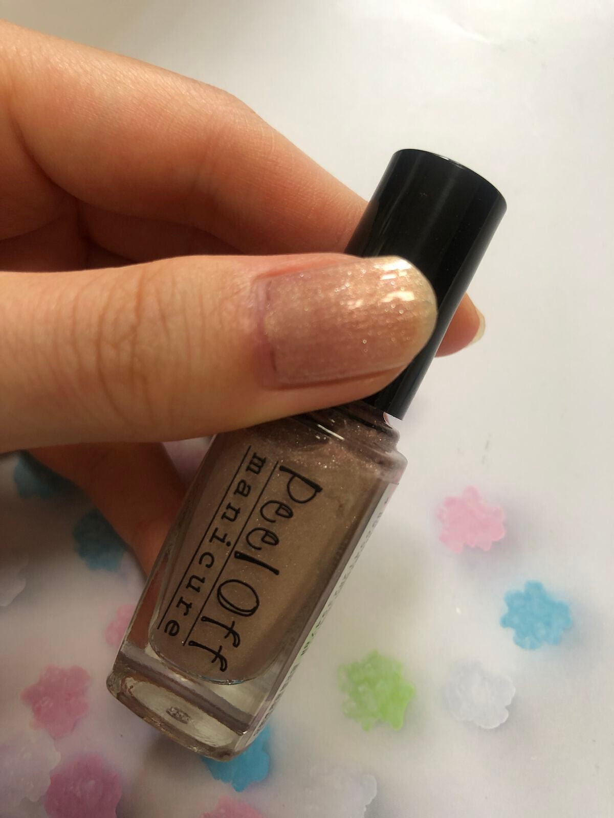 ピールオフマニキュア/キャンドゥ/マニキュアを使ったクチコミ(2枚目)