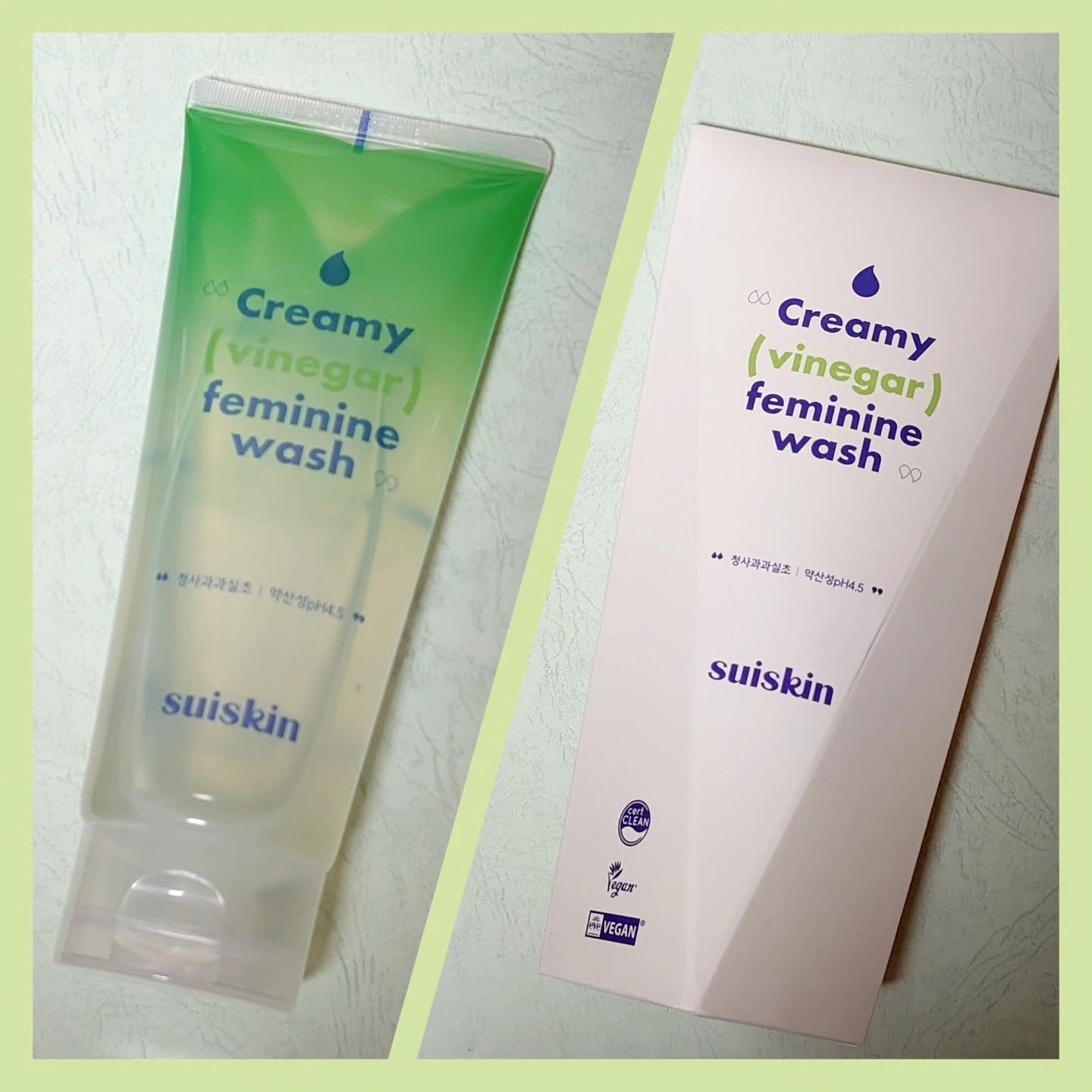 クリーミービネガーフェミニンウォッシュ/suiskin/ボディソープを使ったクチコミ（1枚目）