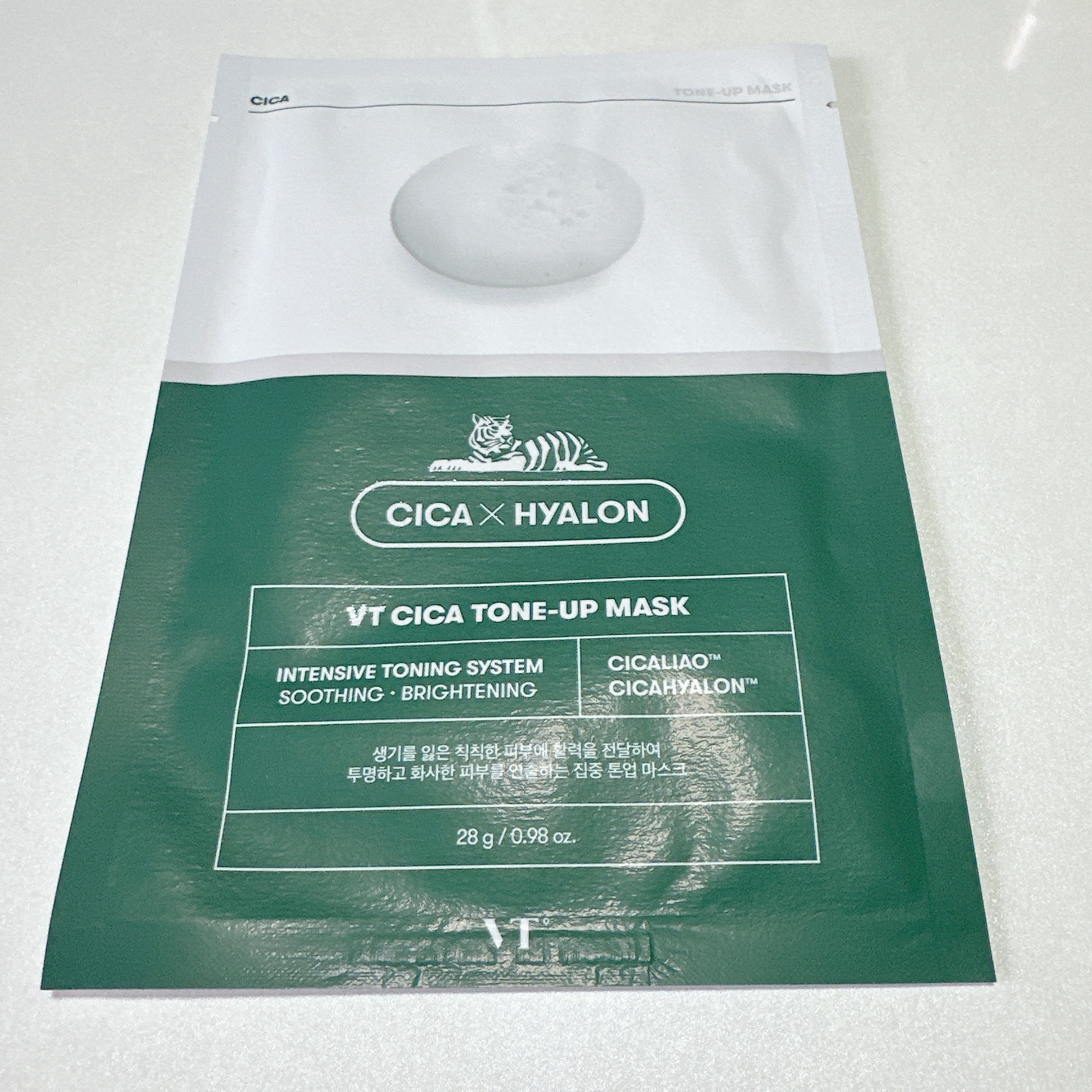 CICA トーンアップマスク/VT/シートマスク・パックを使ったクチコミ（2枚目）