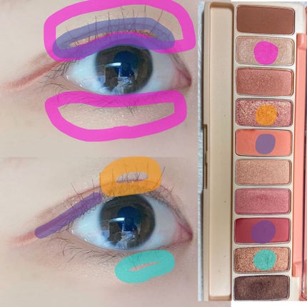 プレイカラー アイシャドウ/ETUDE/アイシャドウパレットを使ったクチコミ(3枚目)