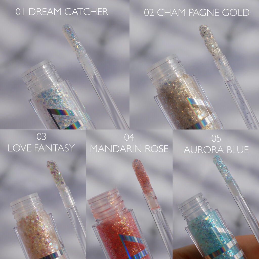 DAZE EYE GLITTER/4OIN /リキッドアイシャドウを使ったクチコミ（2枚目）