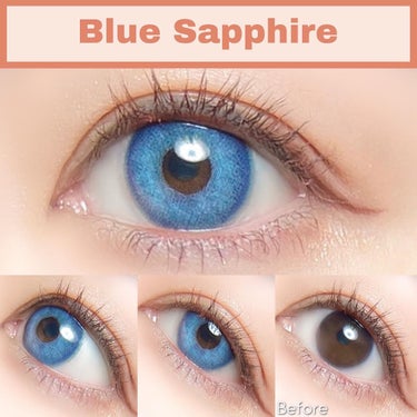 Blue Sapphire/TTDeye/カラーコンタクトレンズを使ったクチコミ（5枚目）