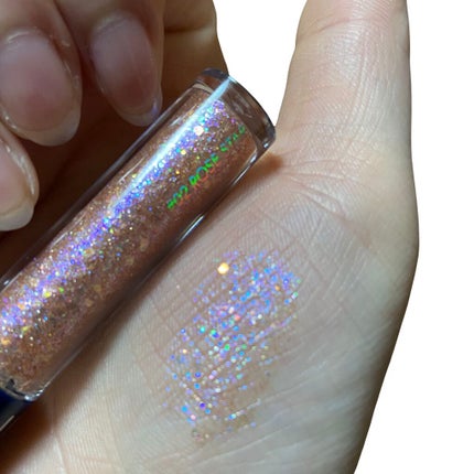 リキッド グリッター シャドウ/rom&nd/グリッターを使ったクチコミ(3枚目)