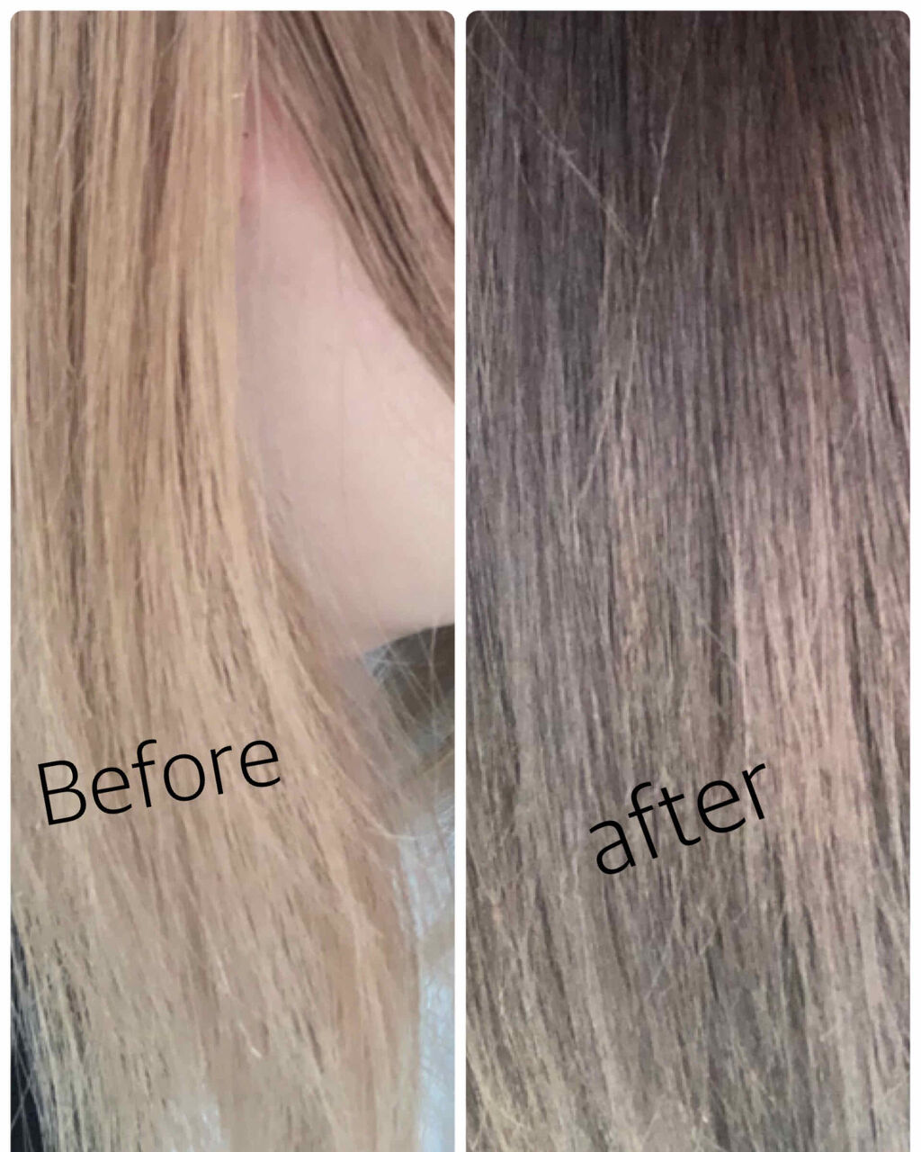 ホイップヘアカラー アンティークショコラ/ビューティラボ/ヘアカラーを使ったクチコミ（2枚目）