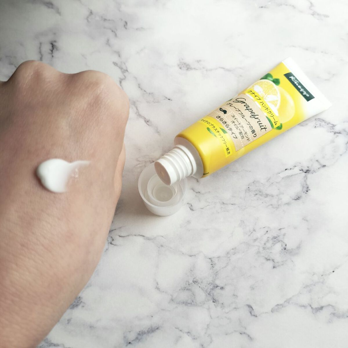 クナイプ ハンドクリーム グレープフルーツの香り/クナイプ/ハンドクリームを使ったクチコミ（3枚目）