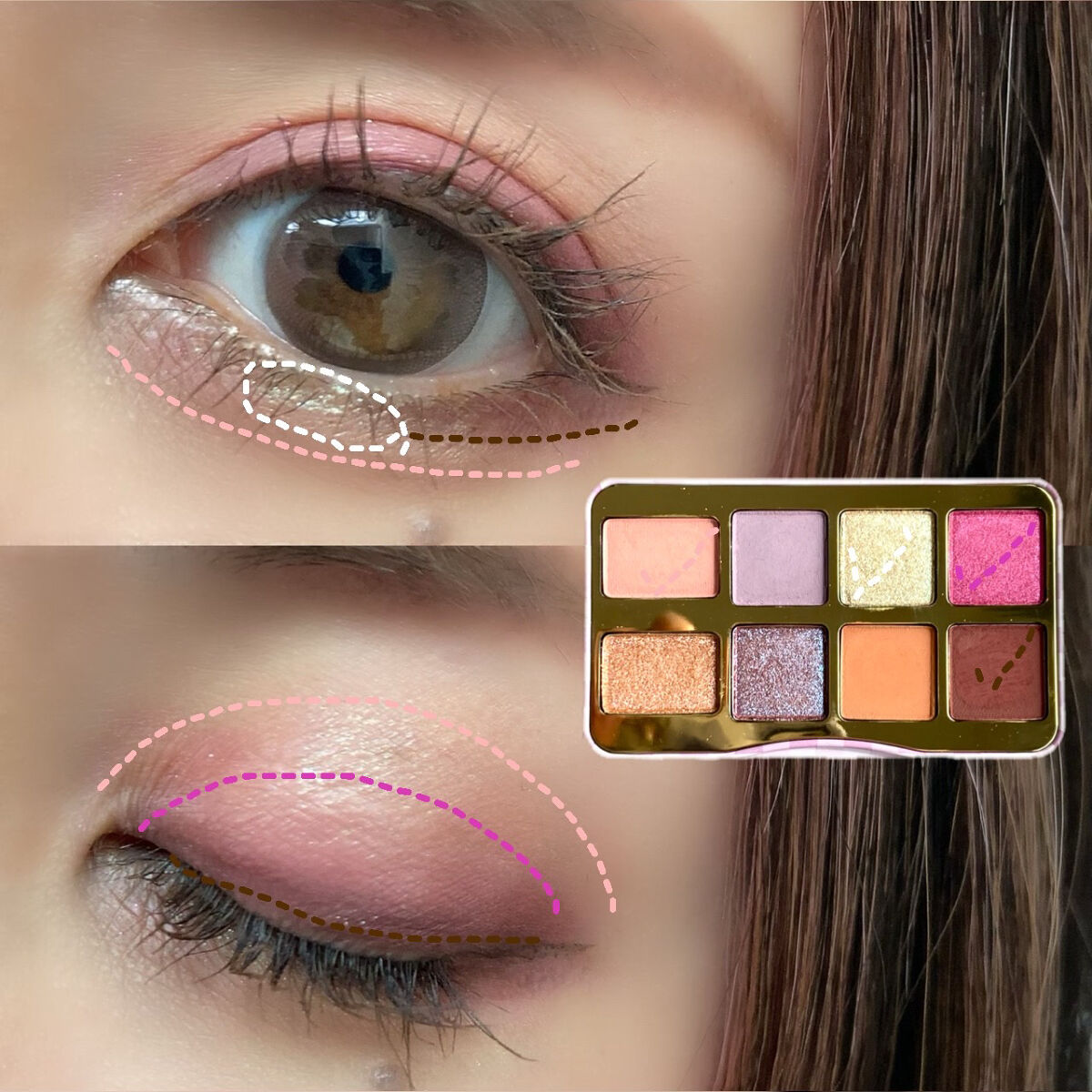  ザッツ マイ ジャム！ ミニ アイシャドウ　パレット ​/Too Faced/アイシャドウパレットを使ったクチコミ（3枚目）