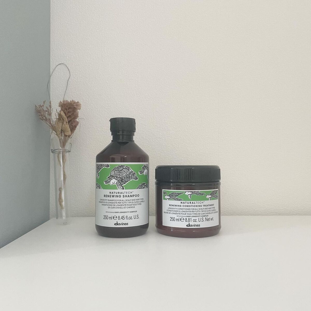 ナチュラルテック シャンプー<RN>／コンディショニング トリートメント<RN>/ダヴィネス/サロンシャンプーを使ったクチコミ（1枚目）