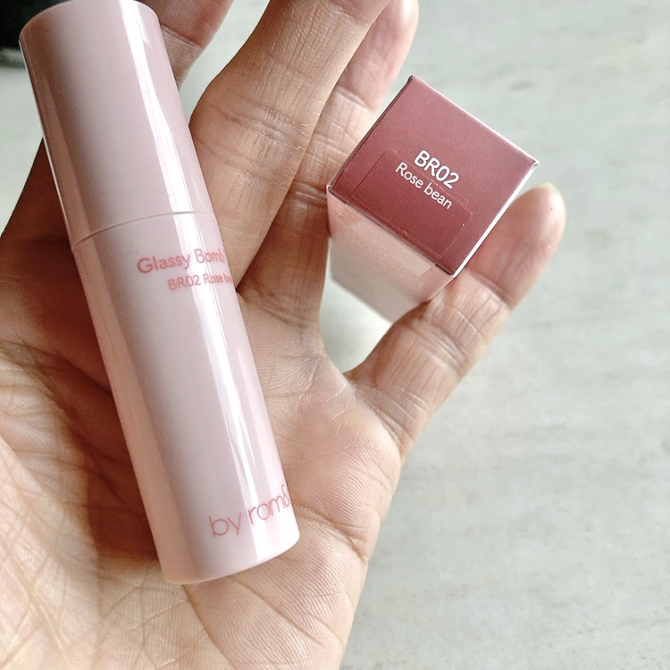 アンドバイロムアンド　グラッシーボムティント/&nd by rom&nd/リップティントを使ったクチコミ（3枚目）