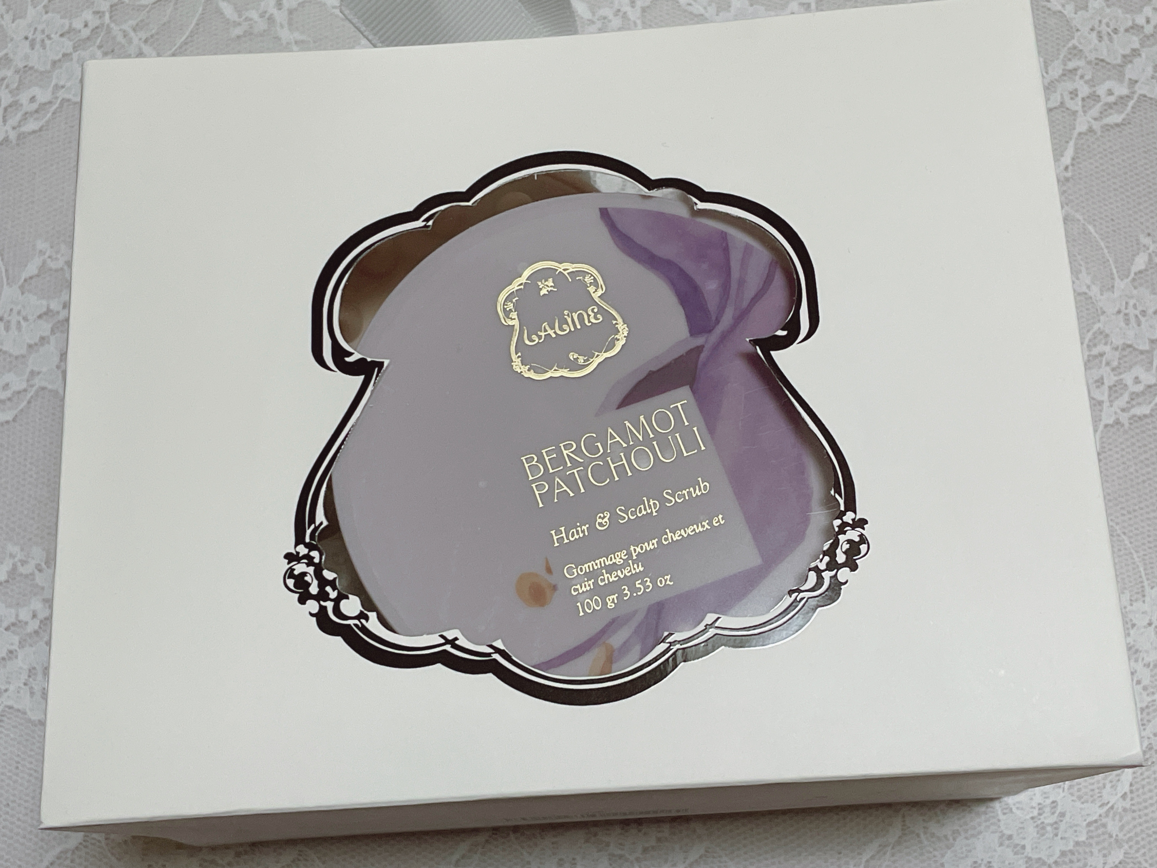ベルガモットパチュリ ヘア＆スカルプ スクラブ/Laline/ヘッドスクラブを使ったクチコミ（1枚目）